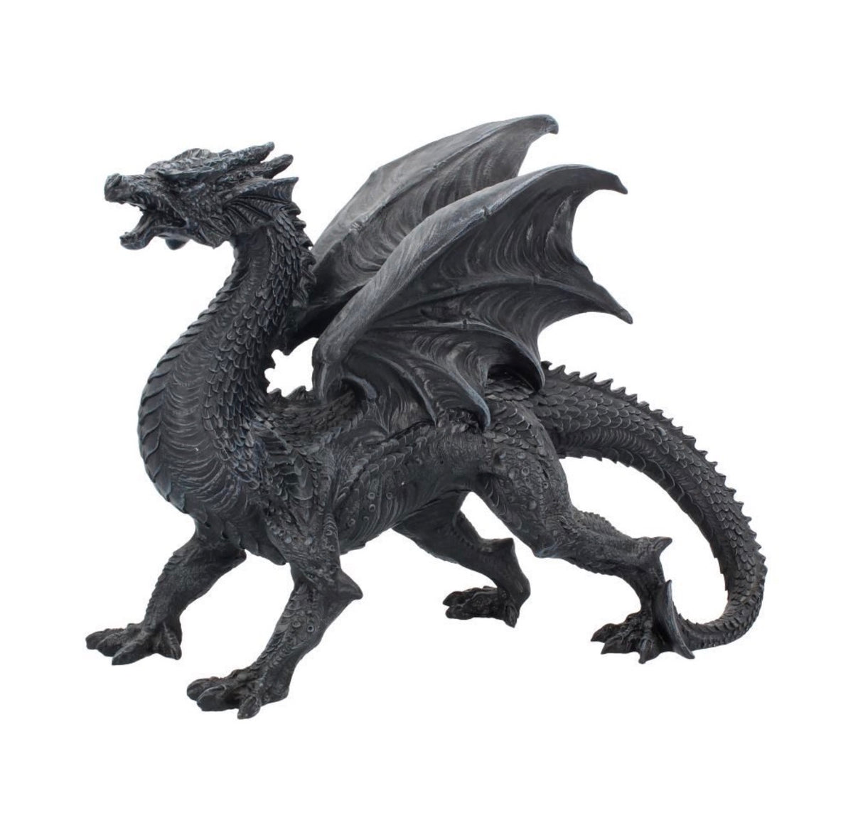 Dragon Watcher Black Dragon Ornament 31cm