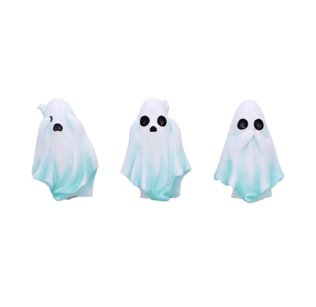 Three Wise Ghosts See No Evil Set 7.5cm
