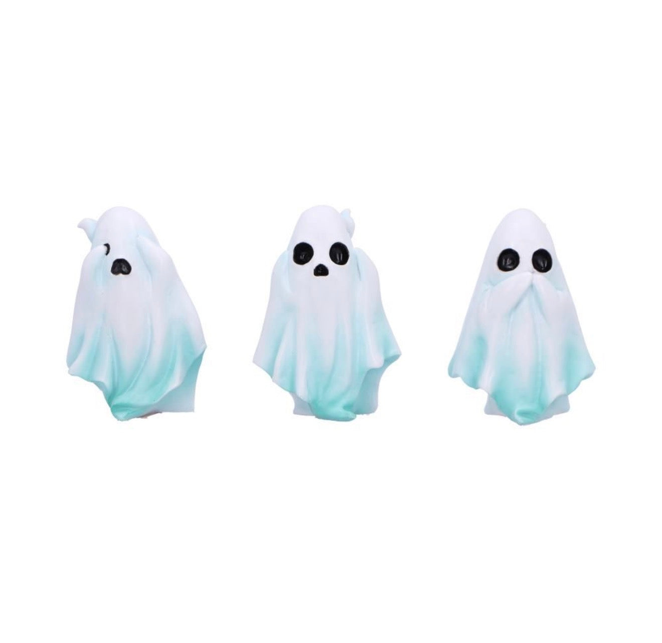 Three Wise Ghosts See No Evil Set 7.5cm