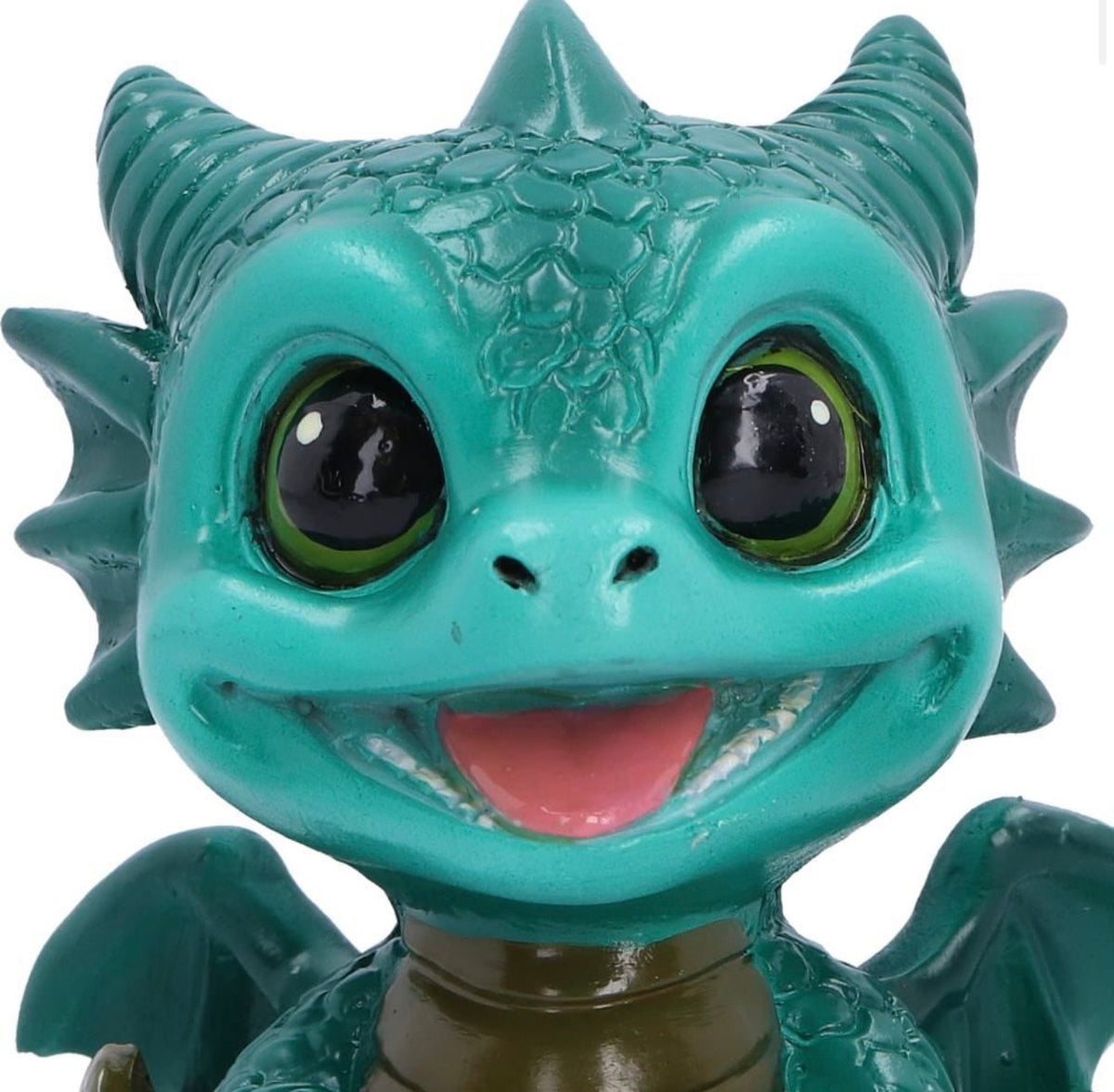 Shellbound (Green) Baby Dragon in Egg Ornament 9.1cm