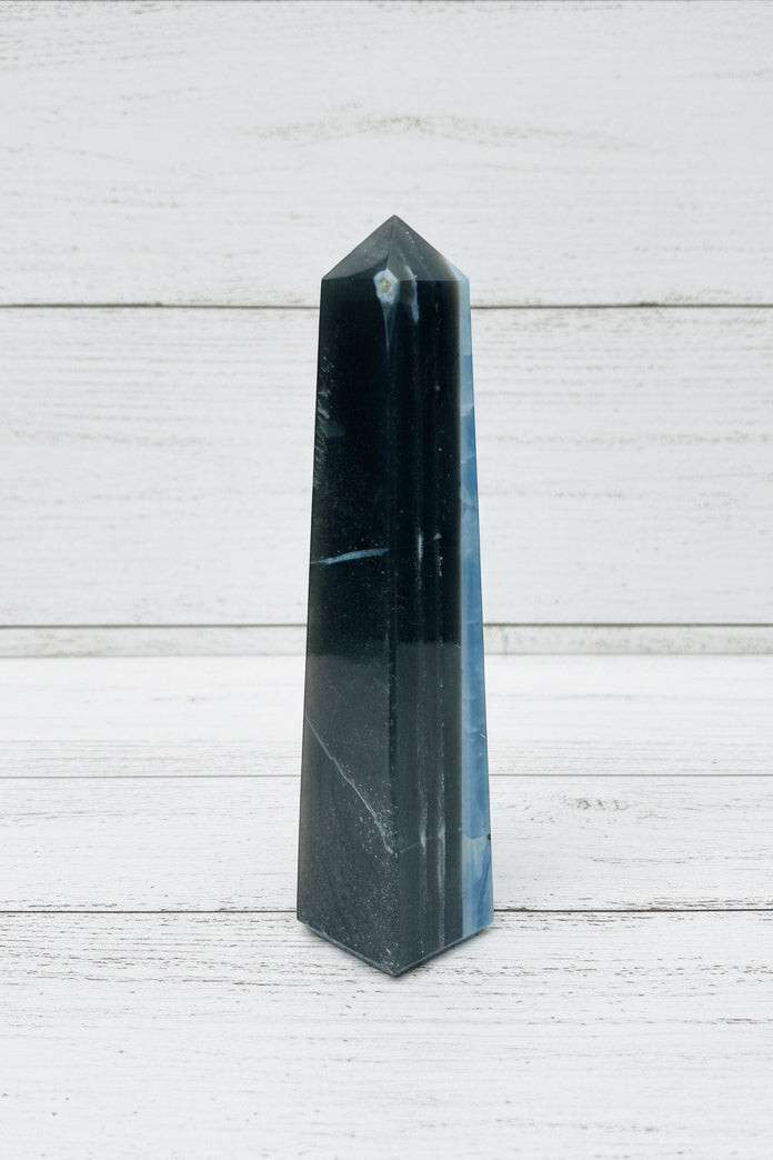 Owyhee Blue Opal Tower 123 grams BOT02