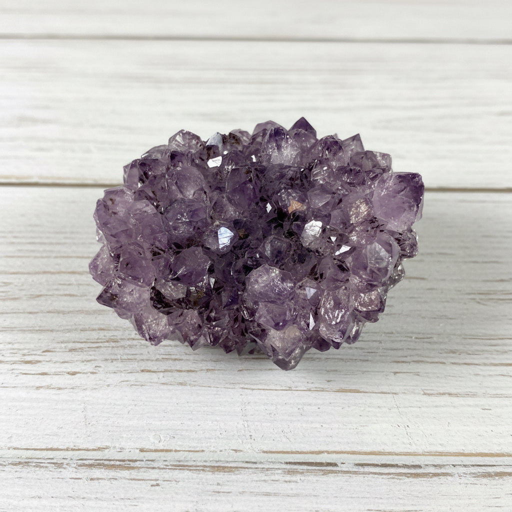 Amethyst Flower Cluster with Rutile inclusions 119 grams APF04