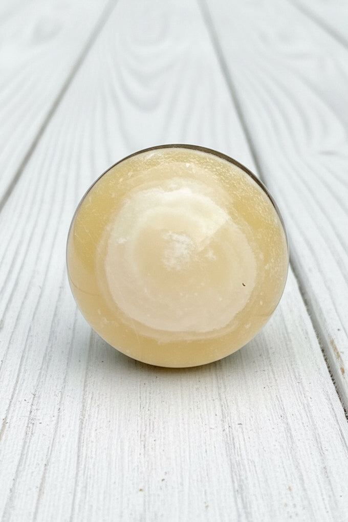 Zebra Calcite Sphere 159 grams ZCS06