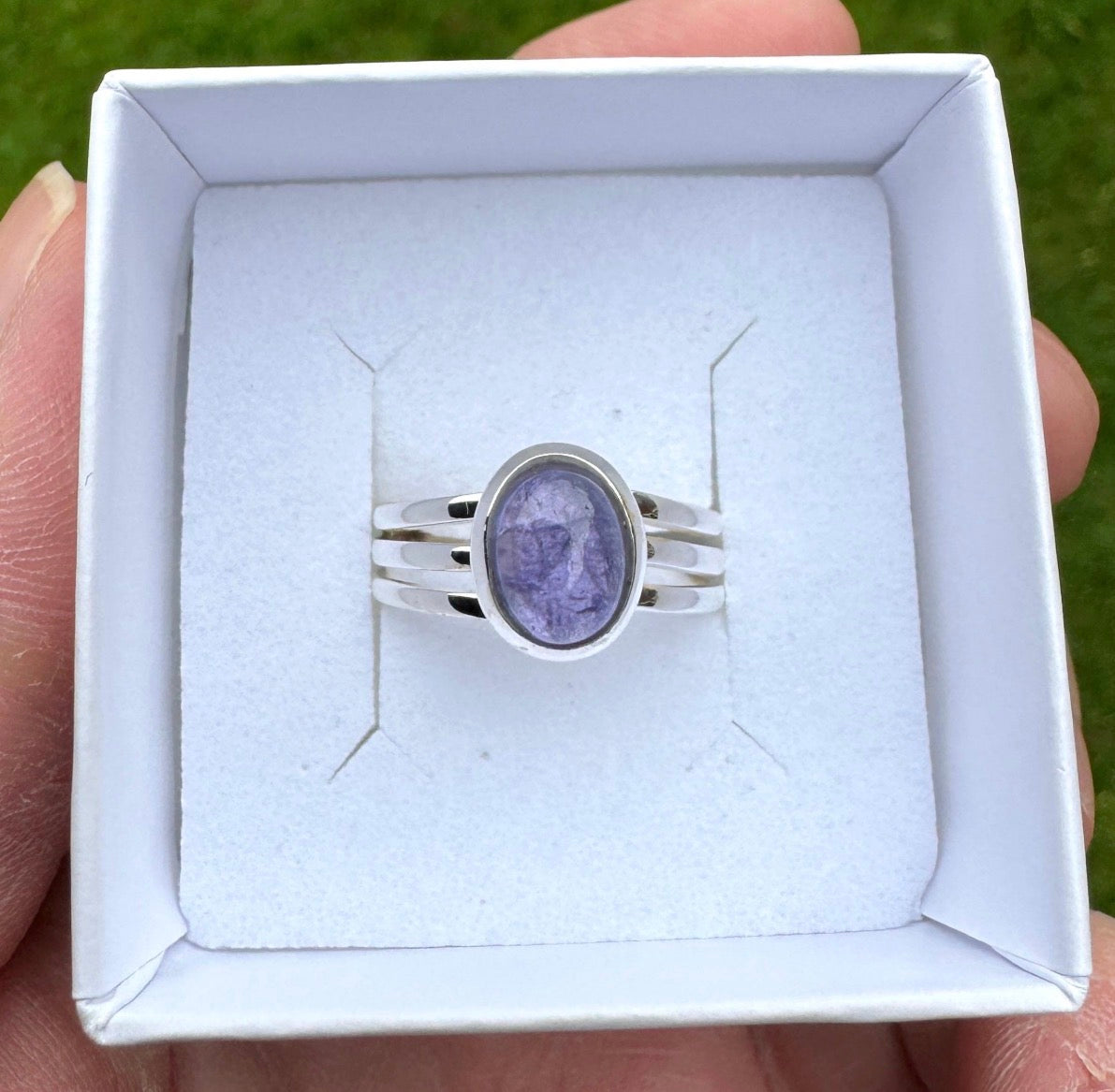 925 Sterling Silver Tanzanite Ring