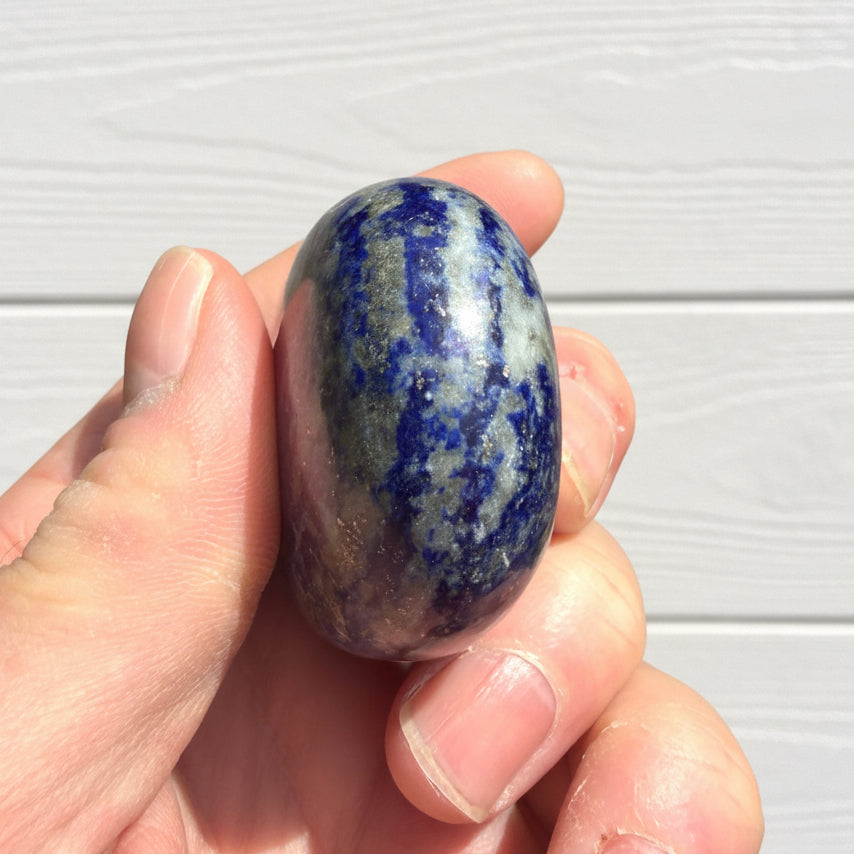 Lapis Lazuli Palmstone 130 grams LP07