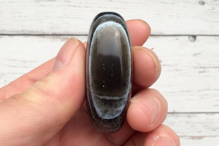 Owyhee Blue Opal Palmstone 68 grams BOP11