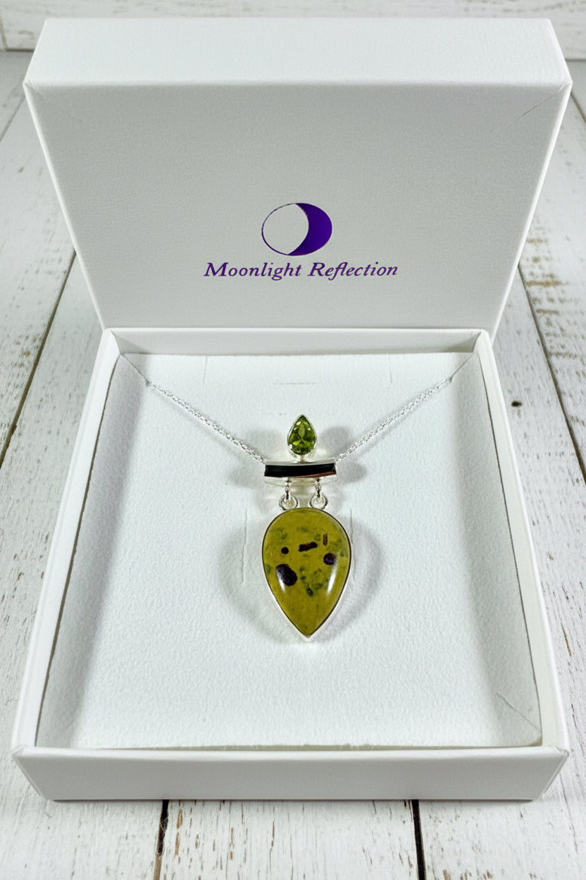 925 Sterling Silver Atlantisite Pendant