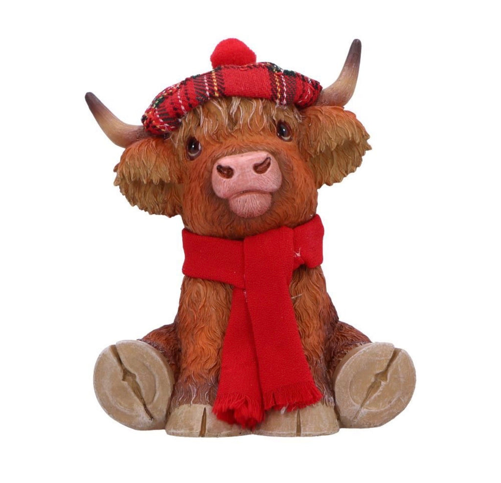 Highland Tam Highland Cows Ornament 11.2cm