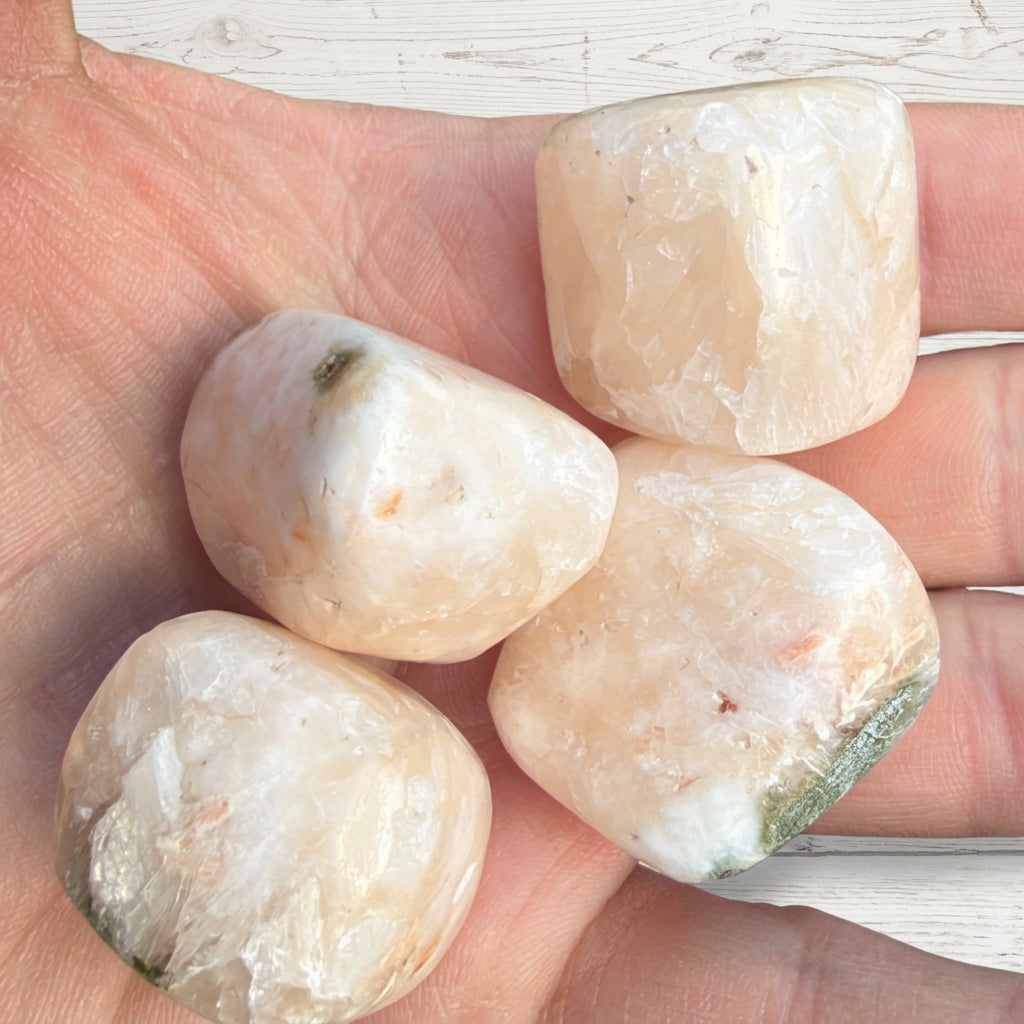Stilbite Polished Tumblestone Crystal