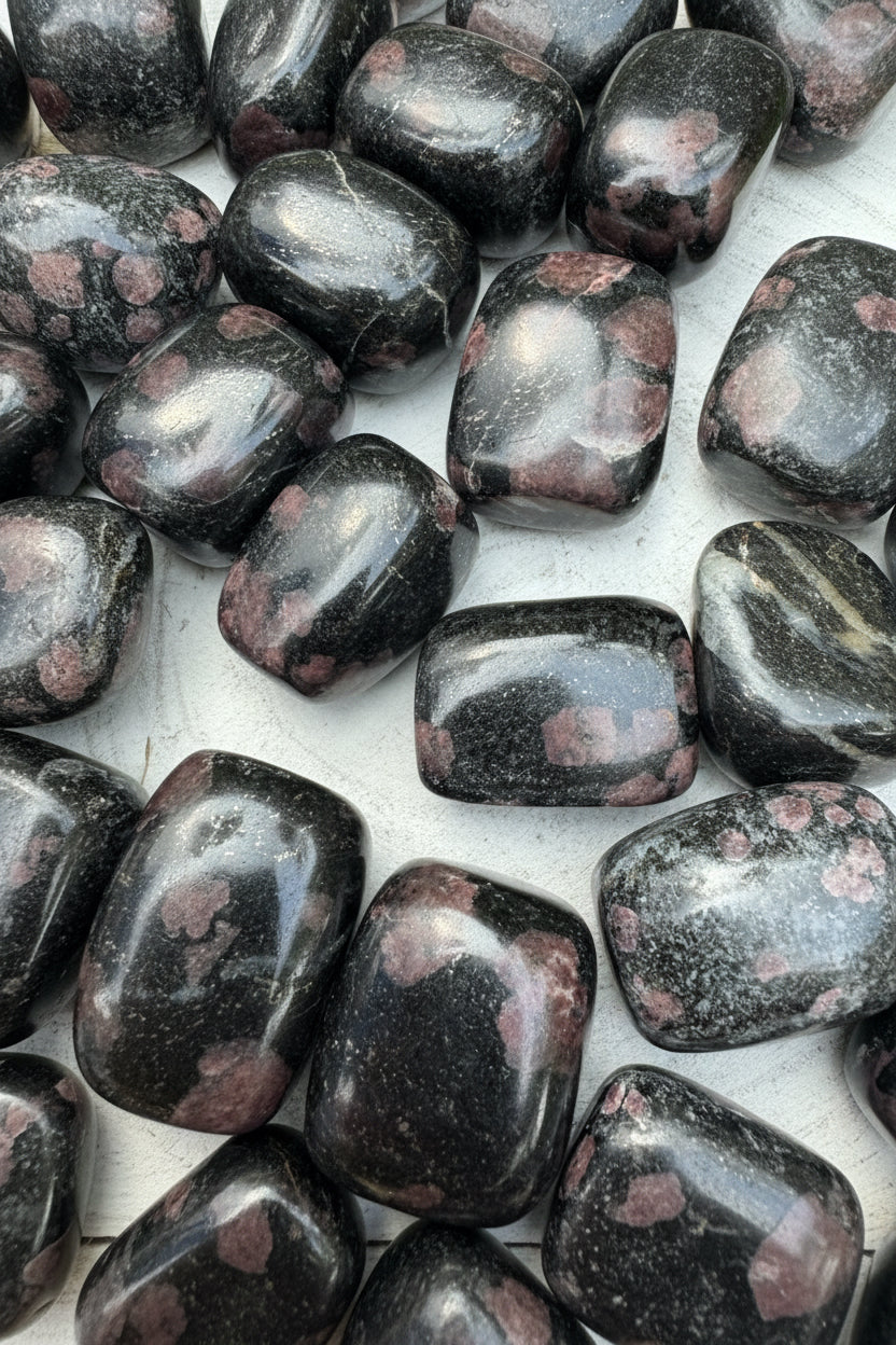 Spinel in Matrix Tumblestone 4-5cm