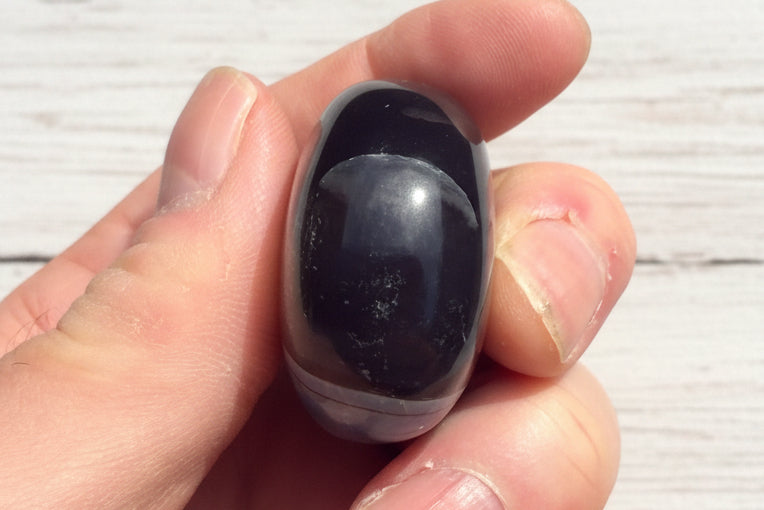 Owyhee Blue Opal Palmstone 57 grams BOP07
