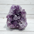 Amethyst Druzy Standing Cut Base 480 grams NSACB05