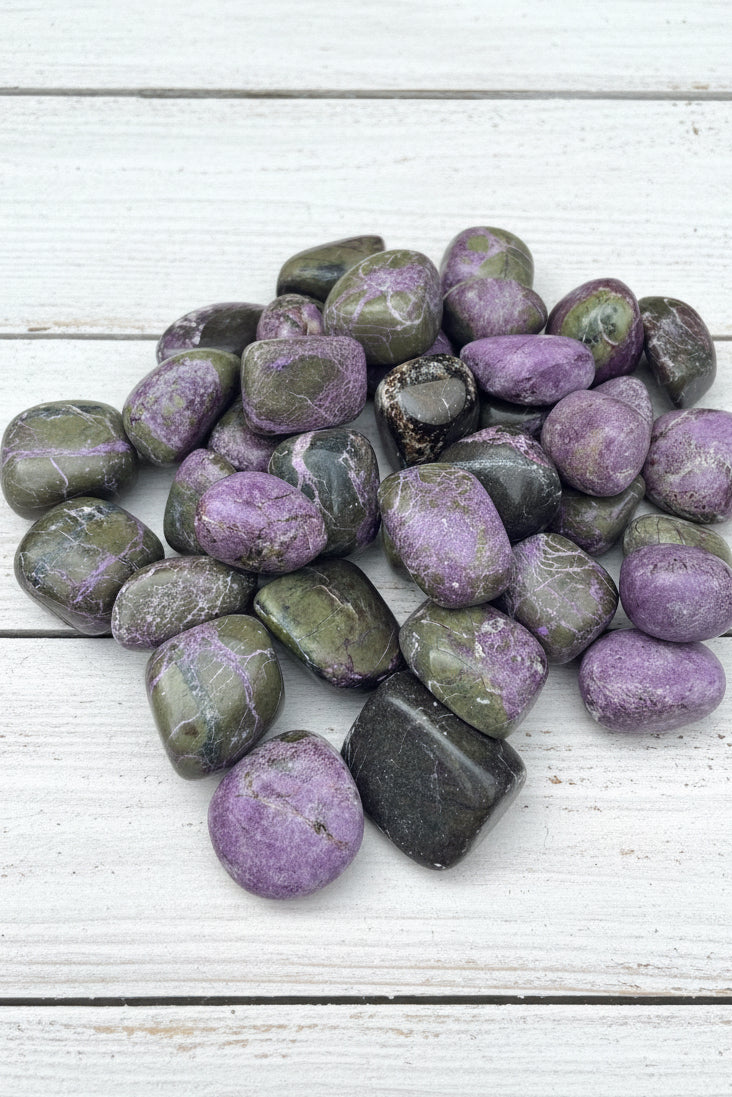 Atlantisite Stichtite Tumblestone Crystal 3-4cm