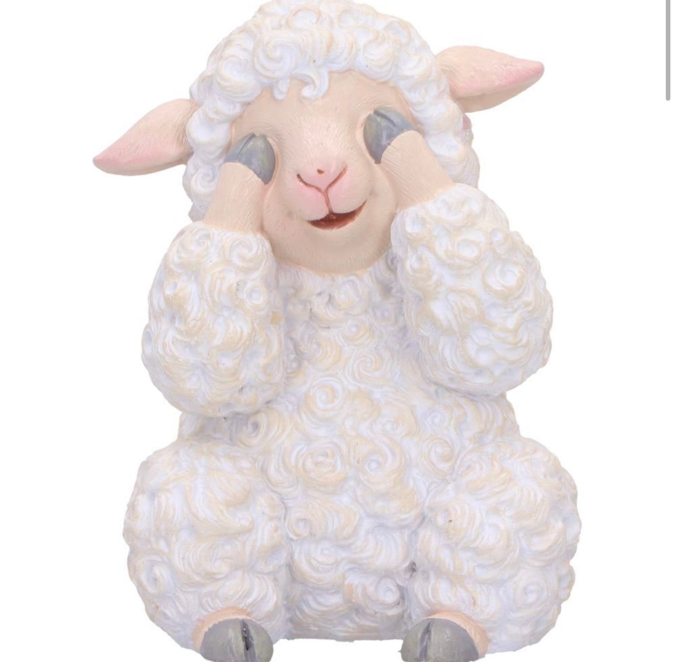 Three Wise Sheep See No Evil Set 8.5cm