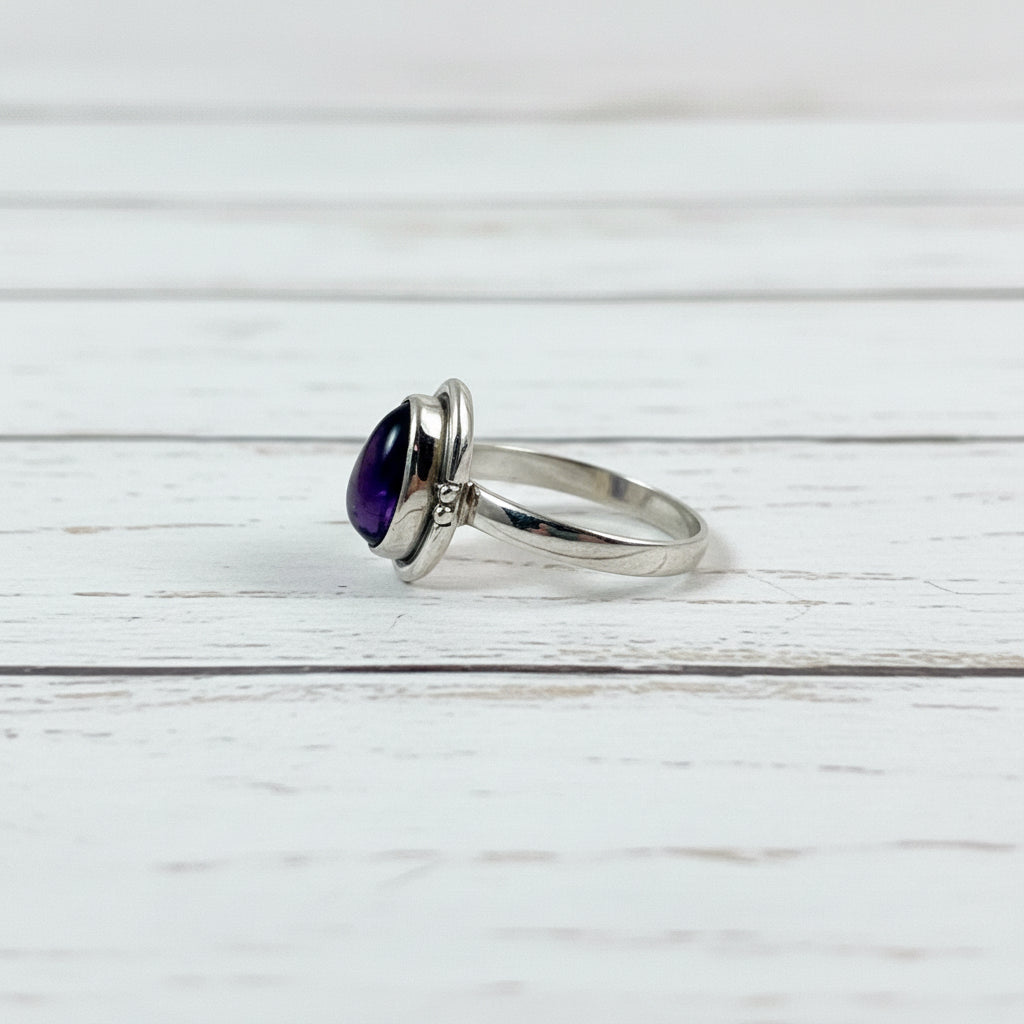 925 Sterling Silver Amethyst Ring