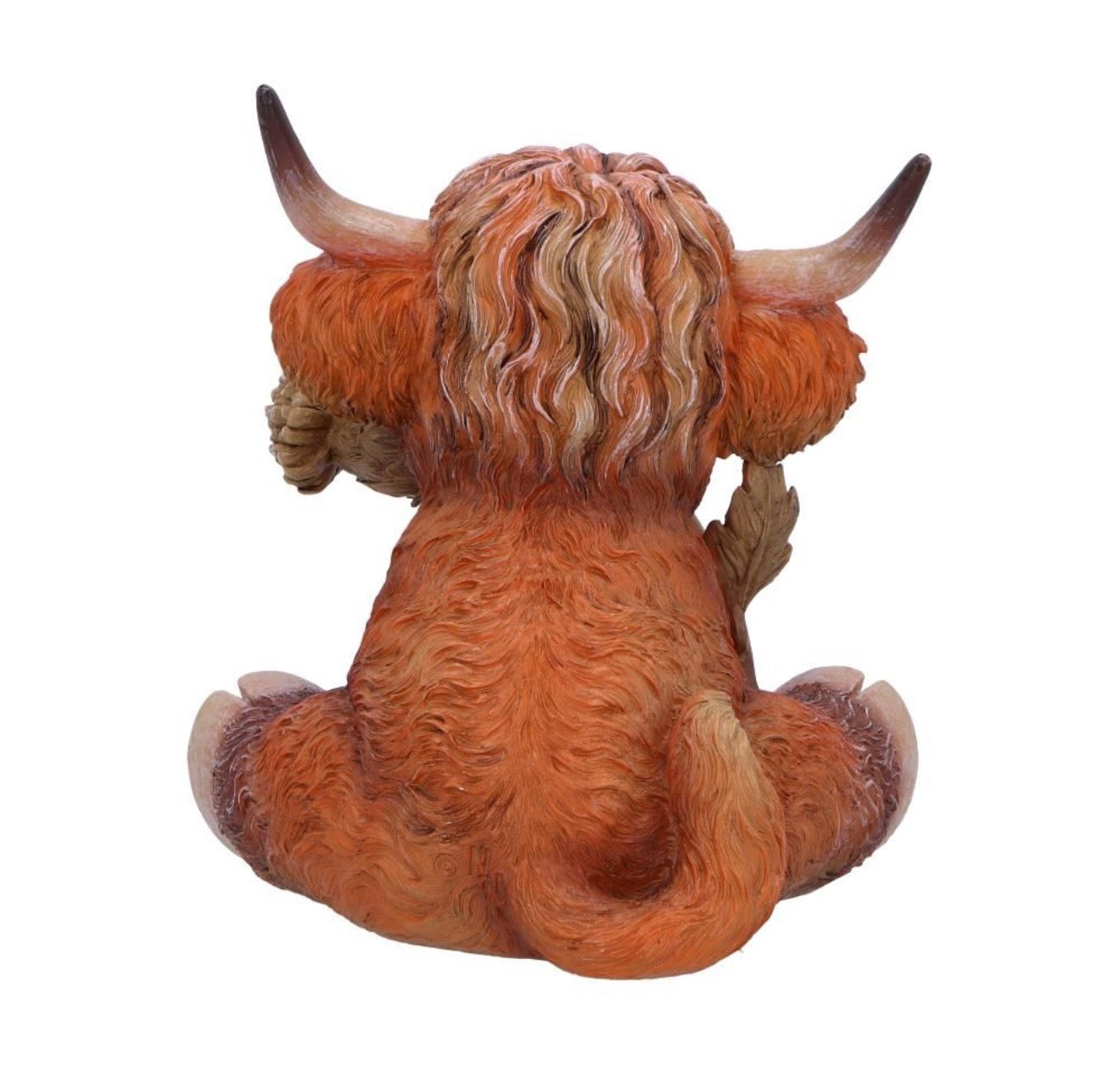 Highland Thistle Highland cow Ornament 10.5cm