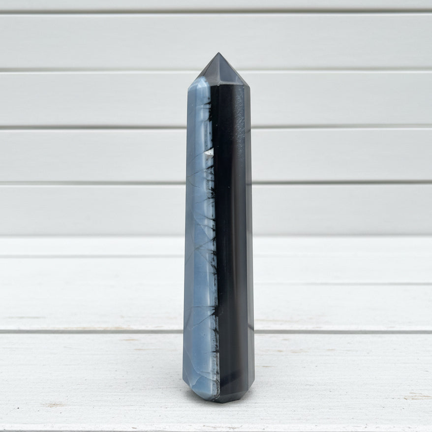 Owyhee blue Opal point/Tower 102 grams BOPT01