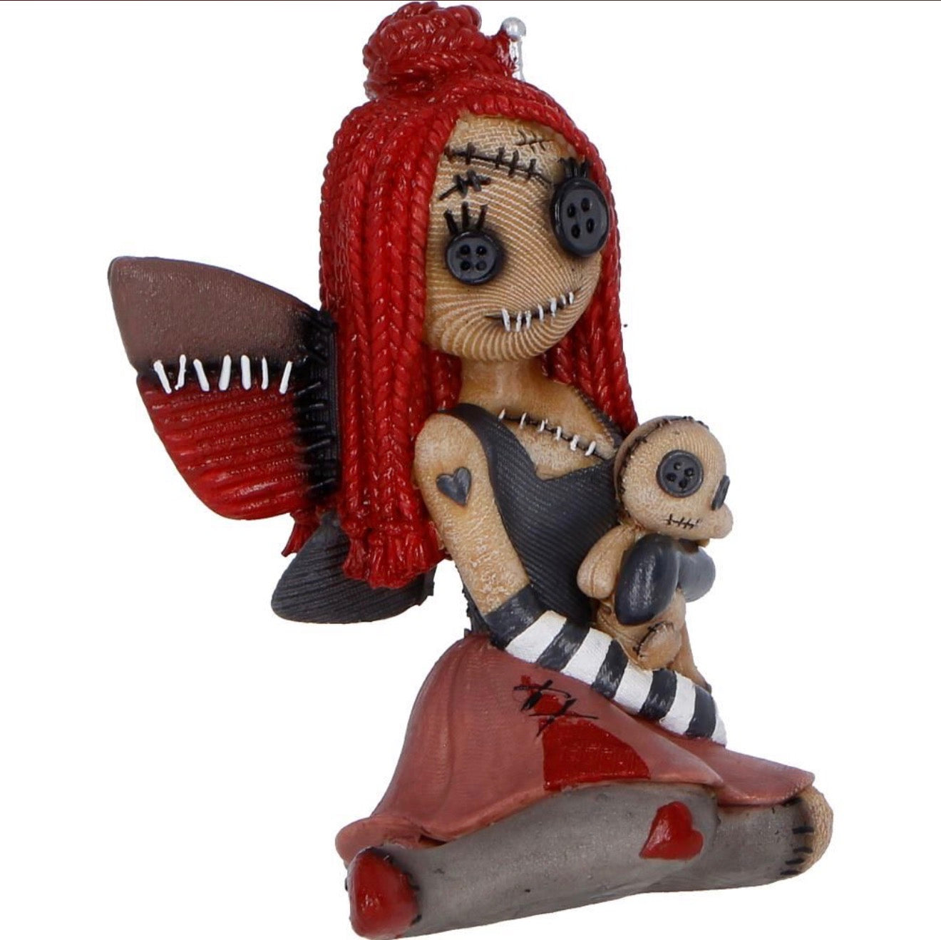 The Stitchlings: Poppy Thread Voodoo Doll Ornament 10.5cm