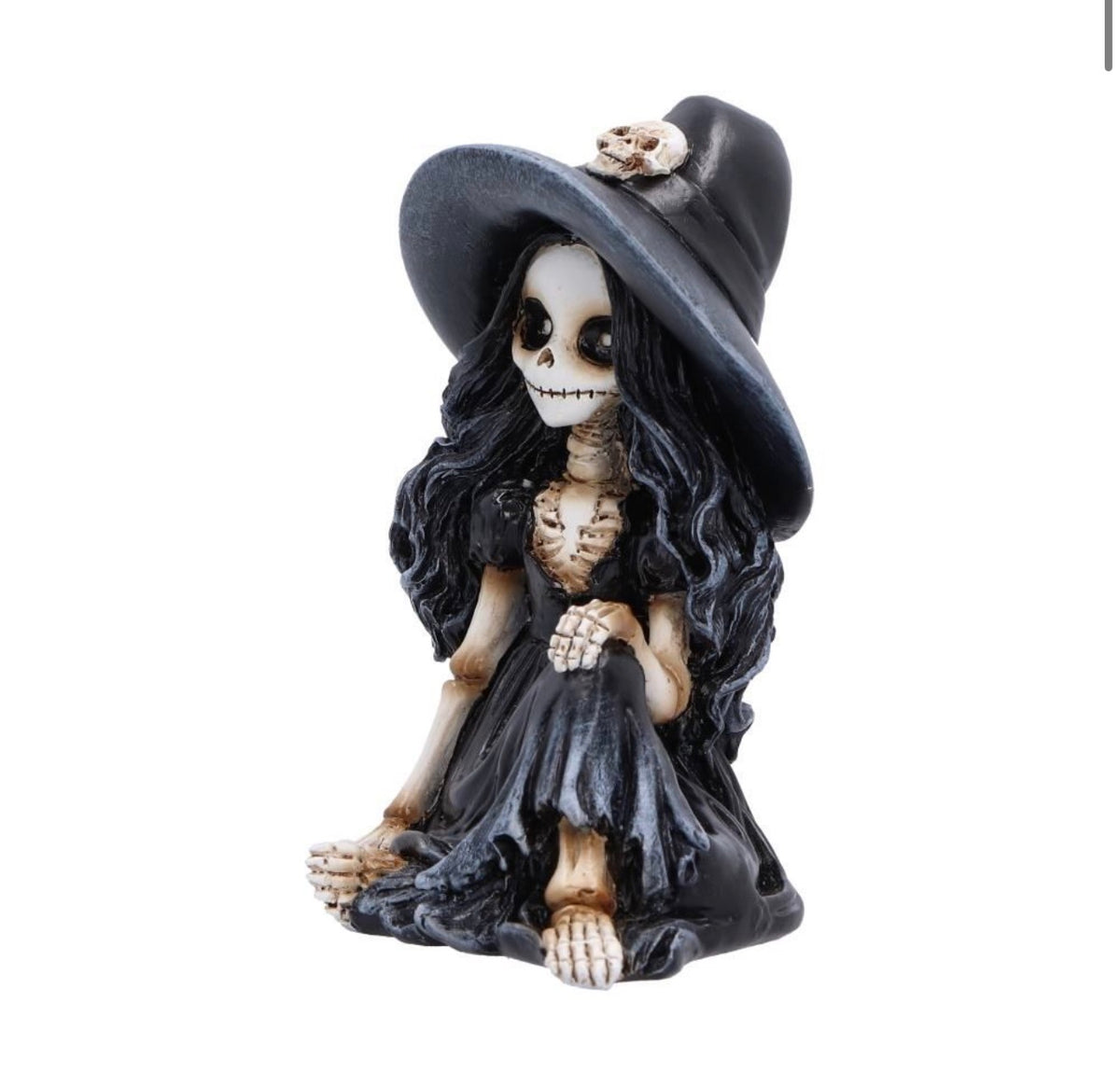 Jinxie Skeleton Witch Ornament 8.8cm