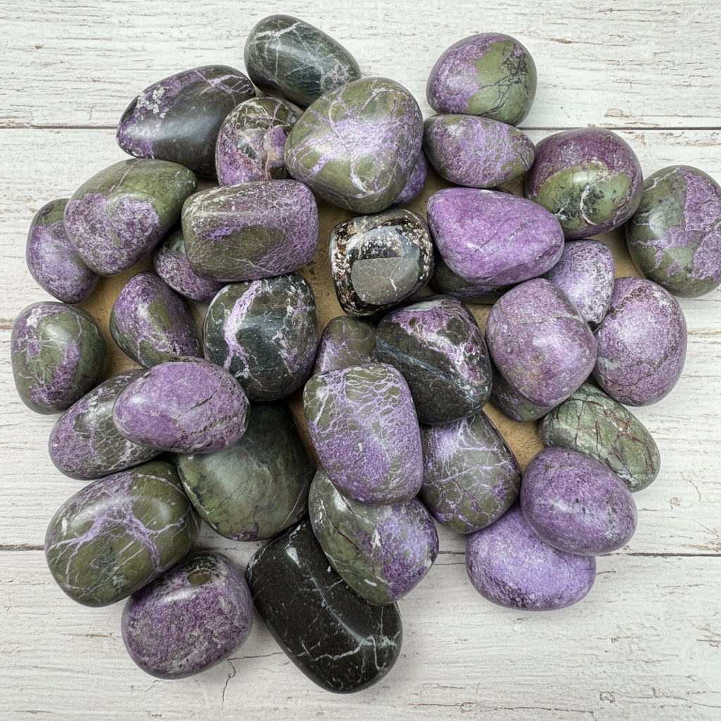 Atlantisite Stichtite Tumblestone Crystal 3-4cm