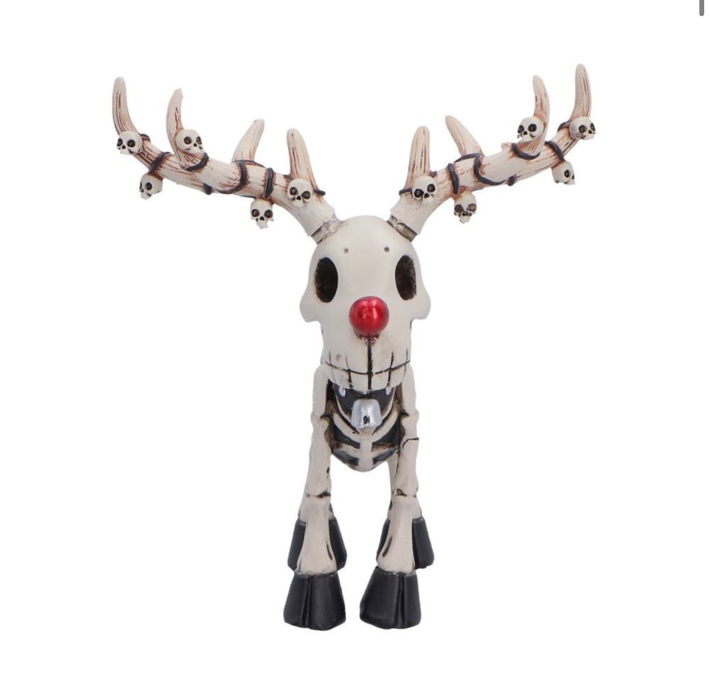 Silent Nightmares: Rudi Reindeer Skeleton Christmas Ornament 10.7cm