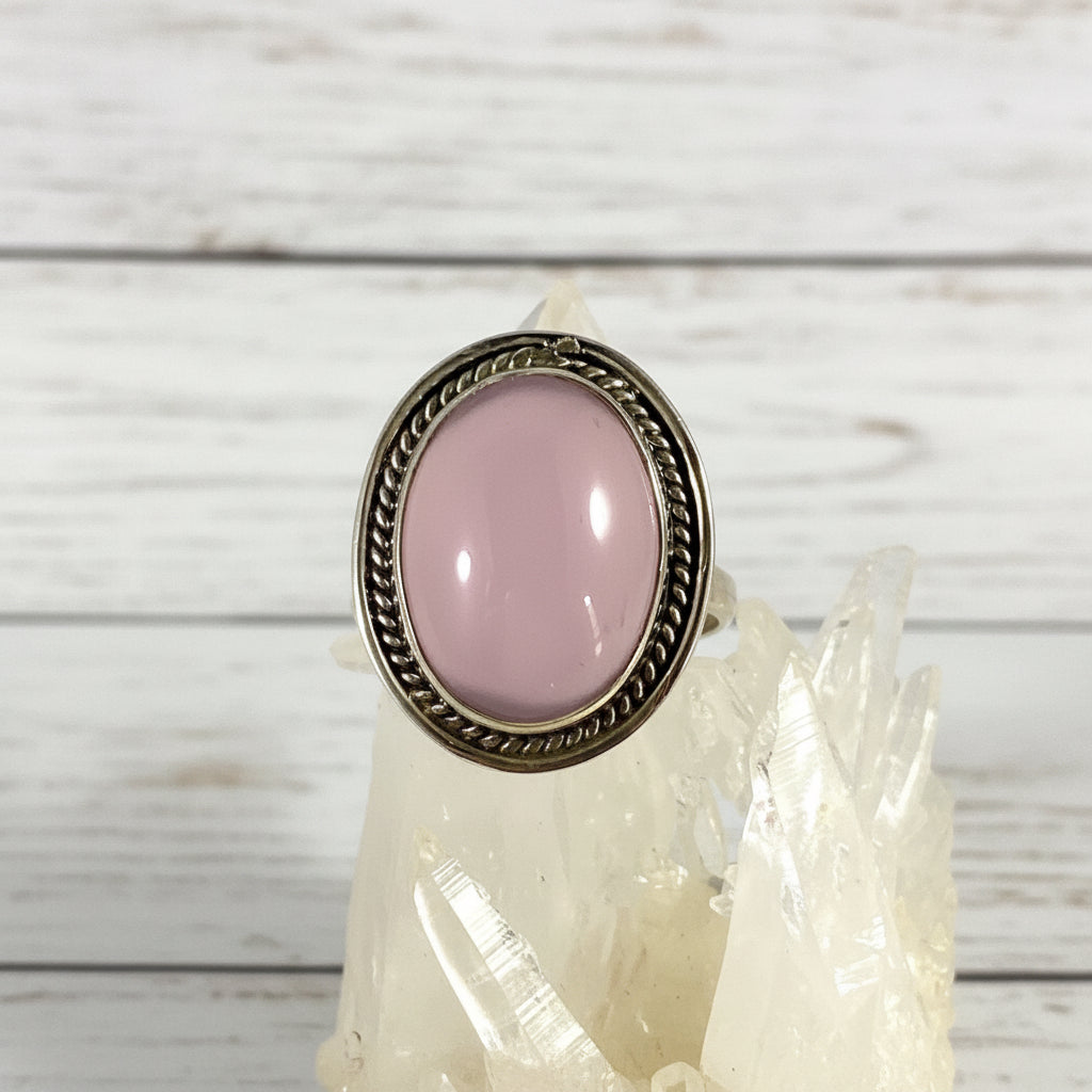 925 Sterling Silver Rose Quartz Ring