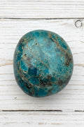 Blue Apatite Palmstone 72 grams NBAP14