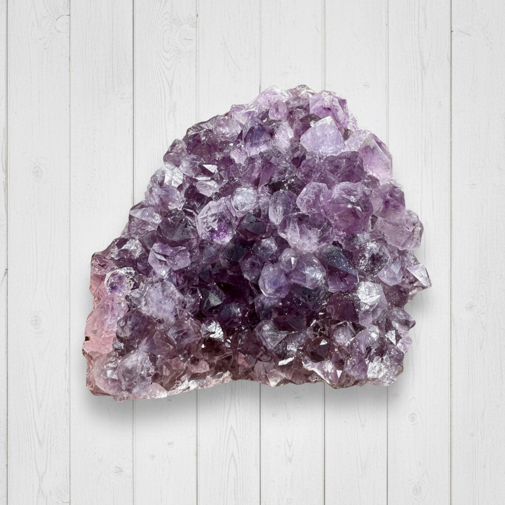 Amethyst Druzy Standing Cut Base 495 grams NSACB06