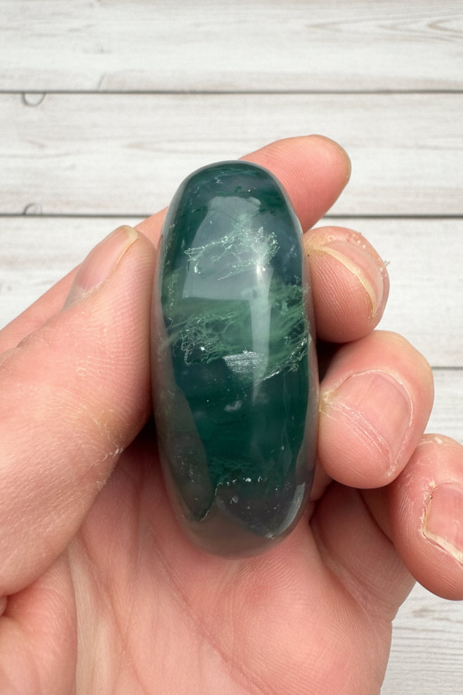 Moss Agate Palmstone 94 grams MAP10