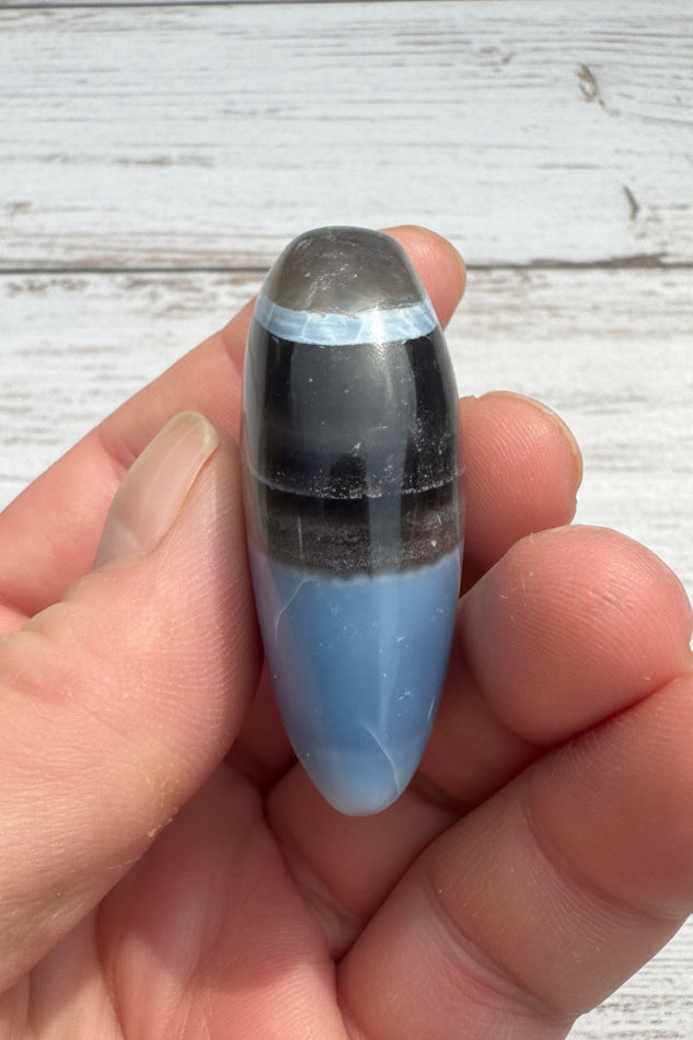 Owyhee Blue Opal Heart Crystal 57 grams BOH07