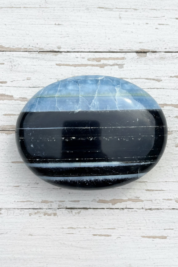 Owyhee Blue Opal Palmstone 73 grams BOP12