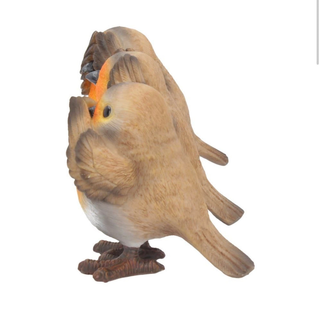 Three Wise Robins See No Evil Set 8cm