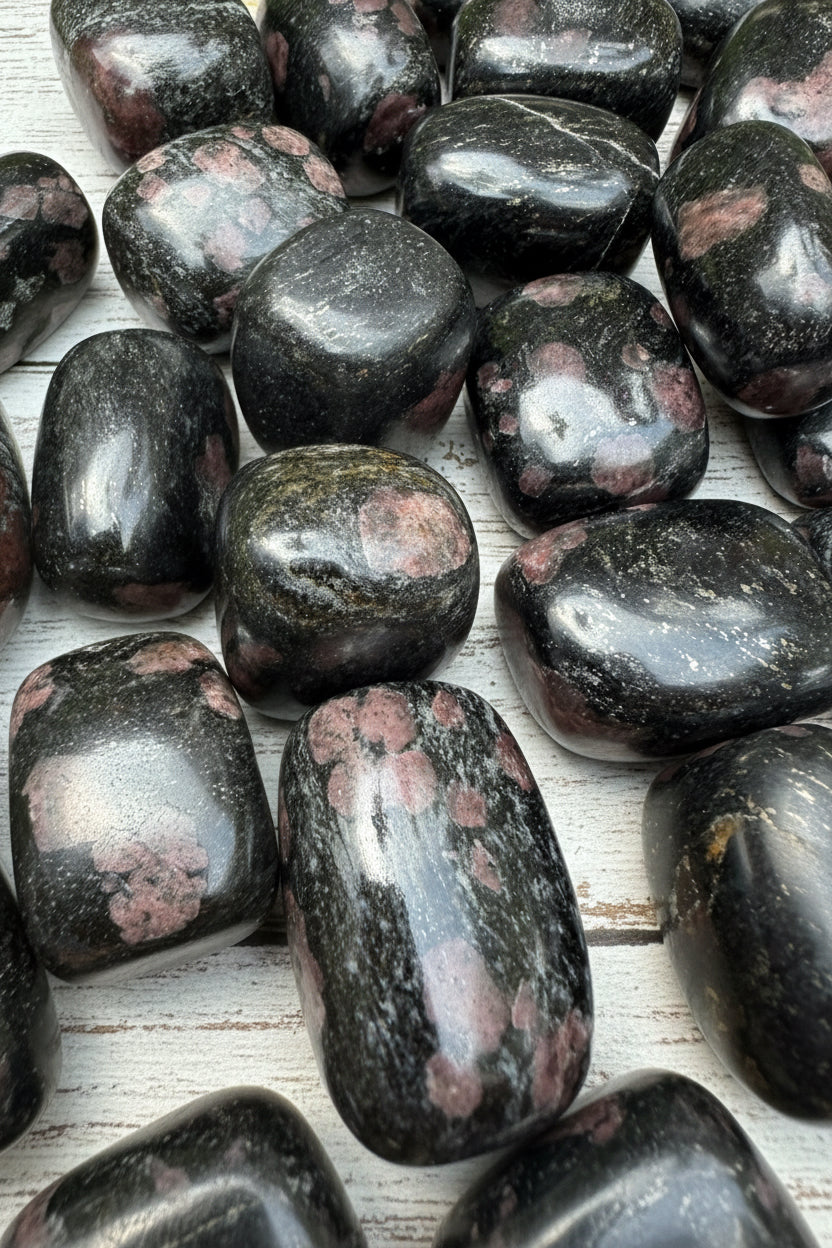 Spinel in Matrix Tumblestone 4-5cm