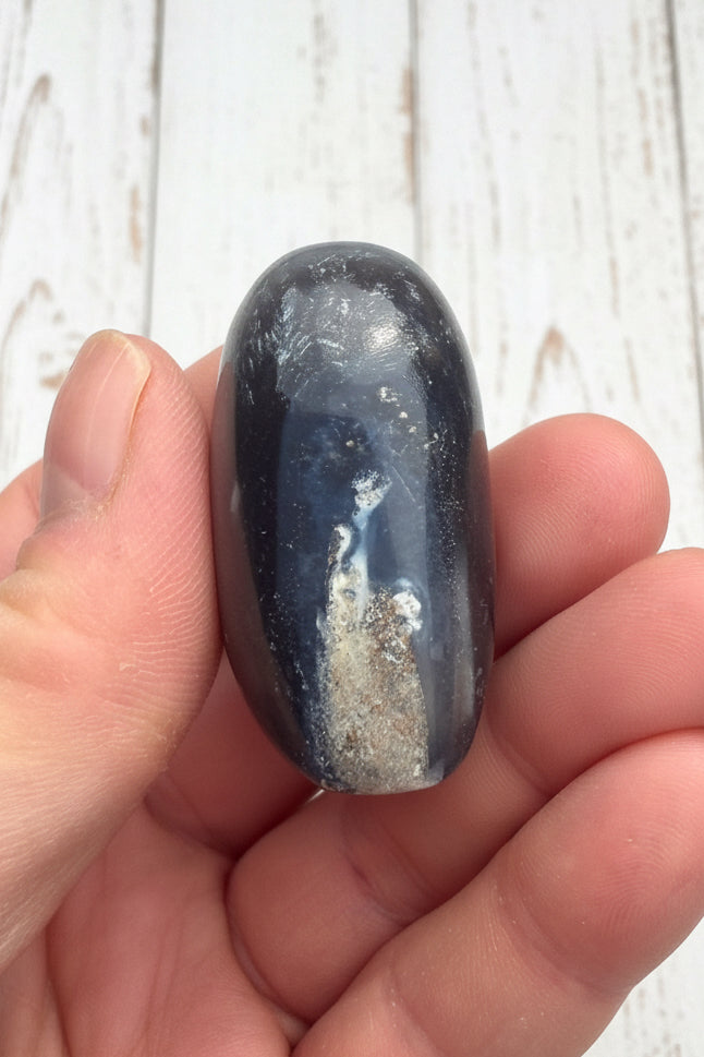 Owyhee Blue Opal Heart Crystal 68 grams BOH11
