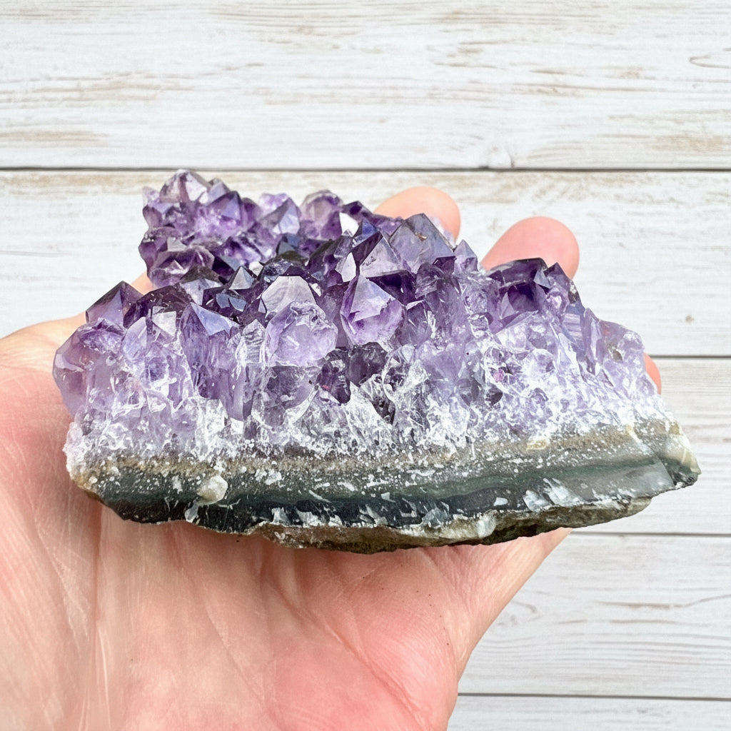 Amethyst Cluster Bed 320 grams AMC10