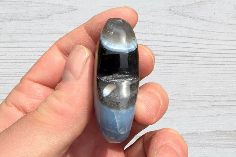 Owyhee Blue Opal Heart Crystal 57 grams BOH07
