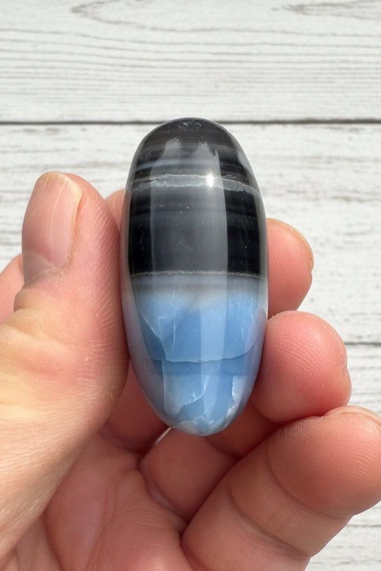 Owyhee Blue Opal Heart Crystal 70 grams BOH10