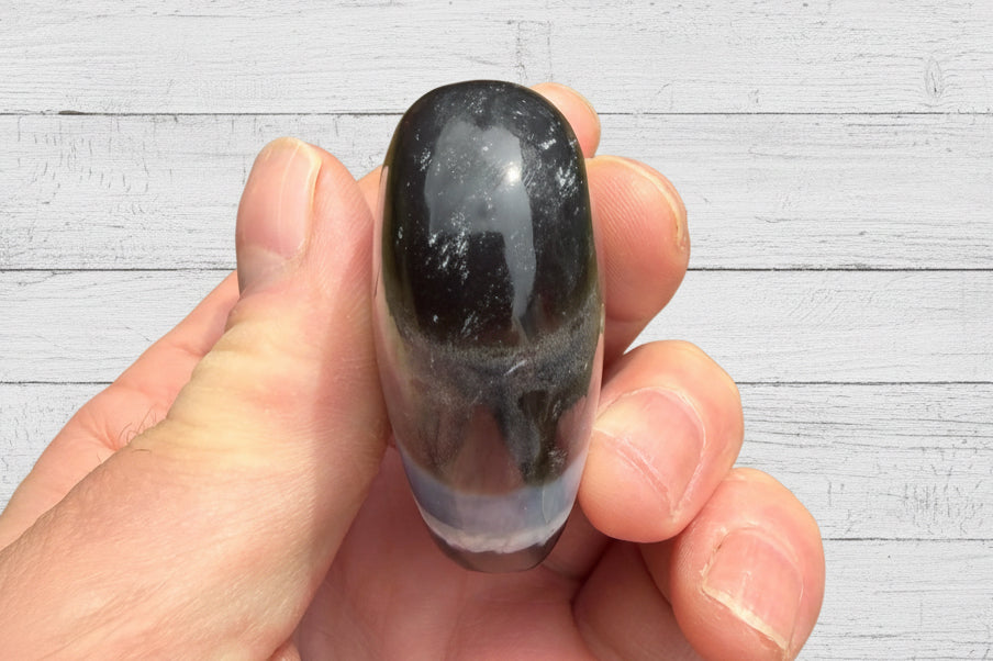 Owyhee Blue Opal Heart Crystal 76 grams BOH09
