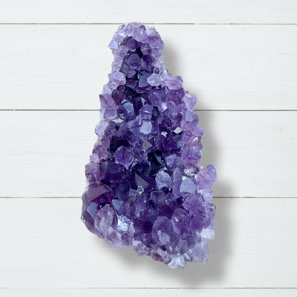 Amethyst Druzy Standing Cut Base 303 grams NPA07