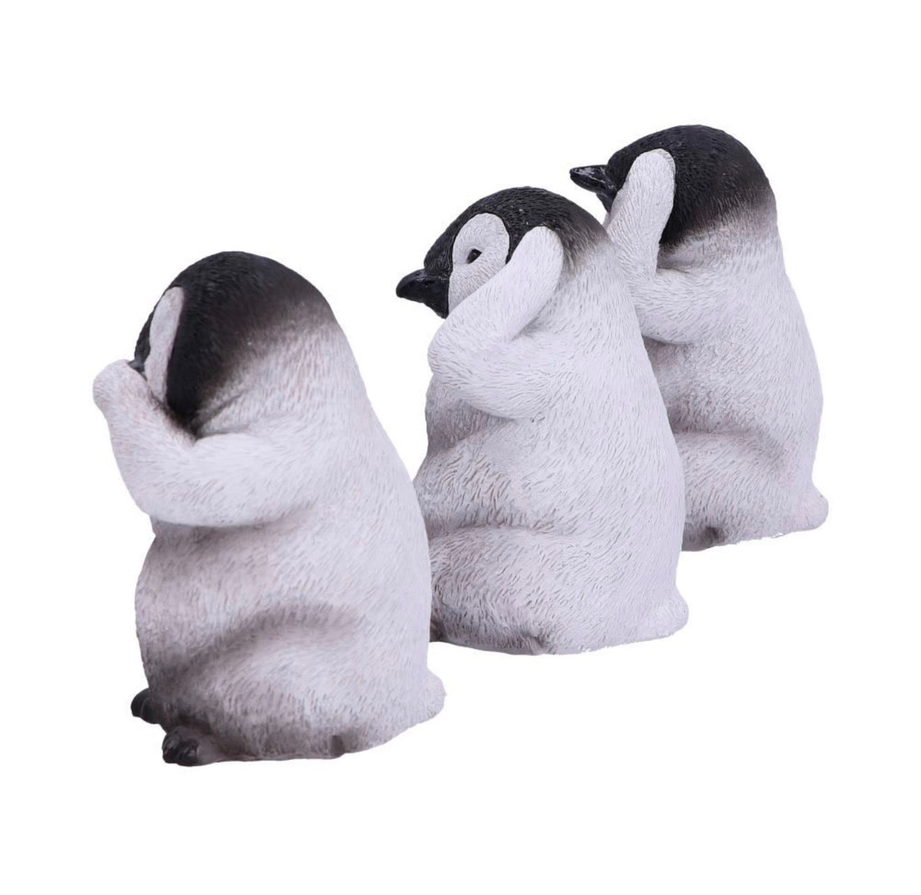 Three Wise Penguins See No Evil Set 8.7cm