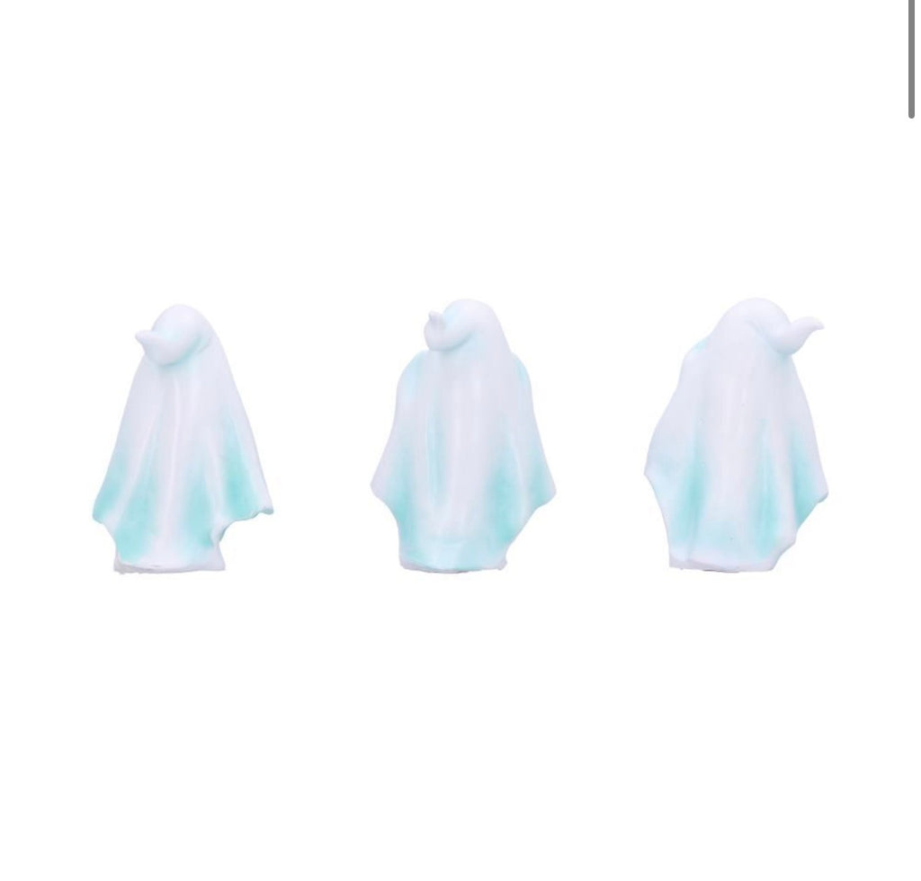 Three Wise Ghosts See No Evil Set 7.5cm