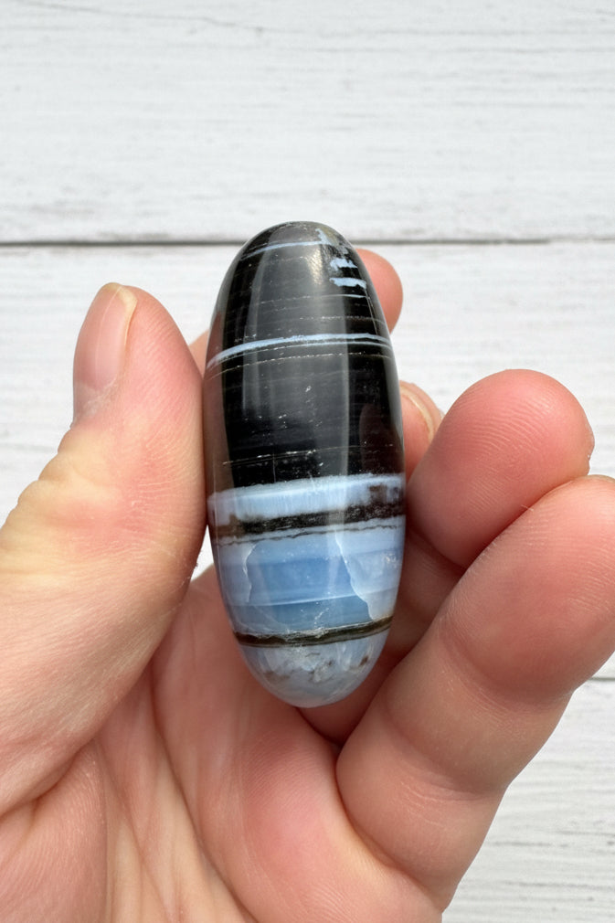 Owyhee Blue Opal Heart Crystal 94 grams BOH01