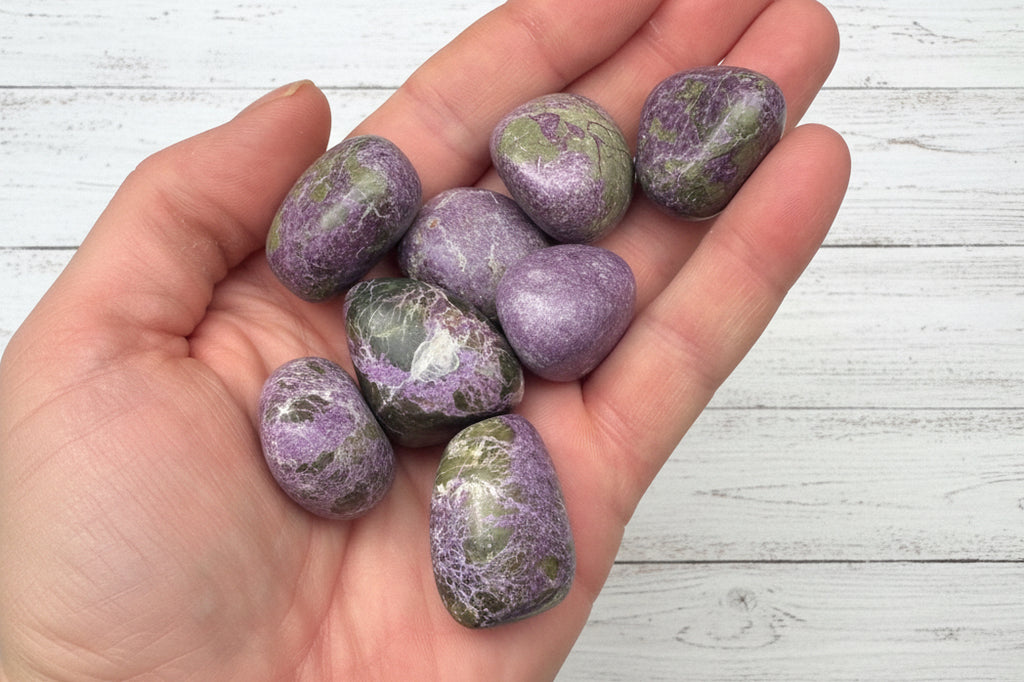 Atlantisite Stichtite Tumblestone Crystal 3-4cm