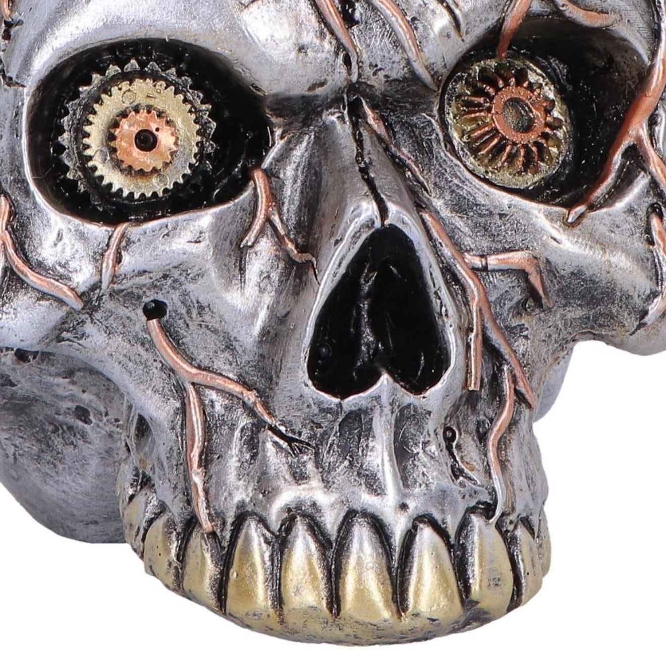 Cardiac Cranium Steampunk Skull 17.5cm