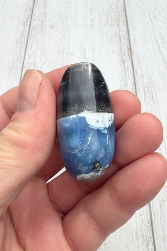 Owyhee Blue Opal Heart Crystal 68 grams BOH11