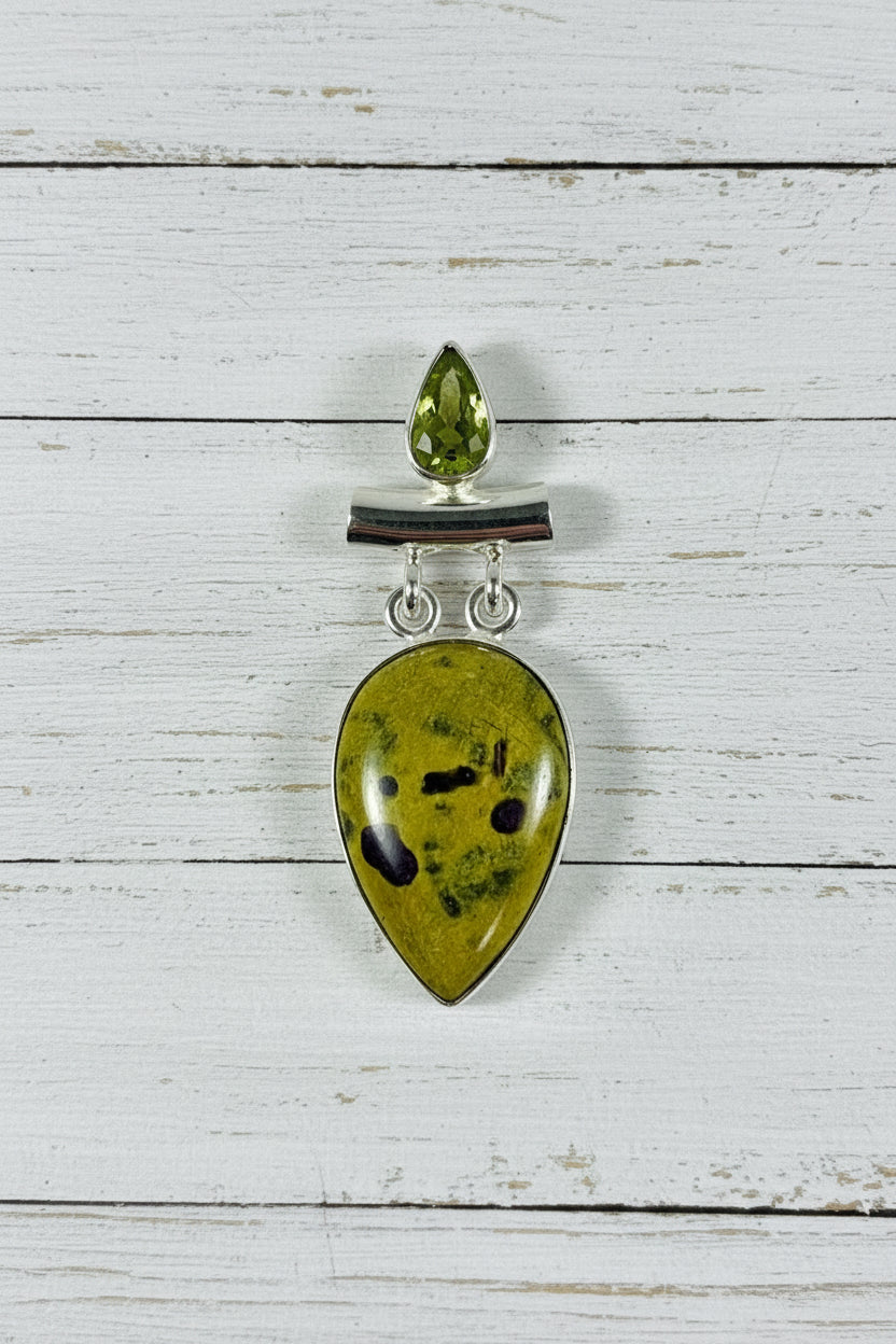 925 Sterling Silver Atlantisite Pendant