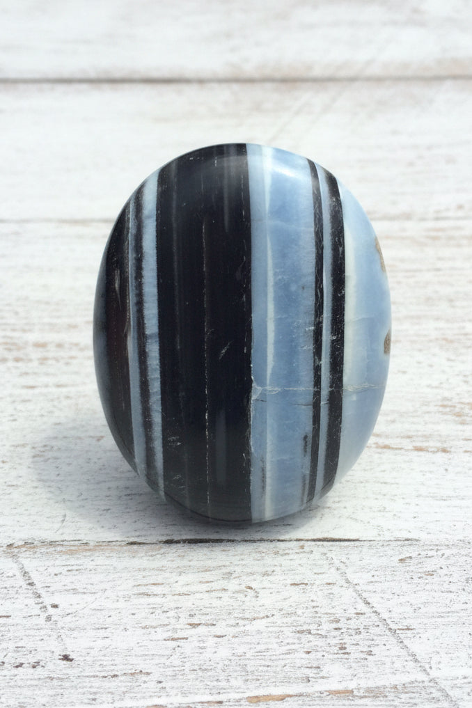 Owyhee Blue Opal Palmstone 63 grams BOP06