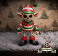 Silent Nightmares: Jingles Skeleton Elf Christmas Ornament 10.5cm
