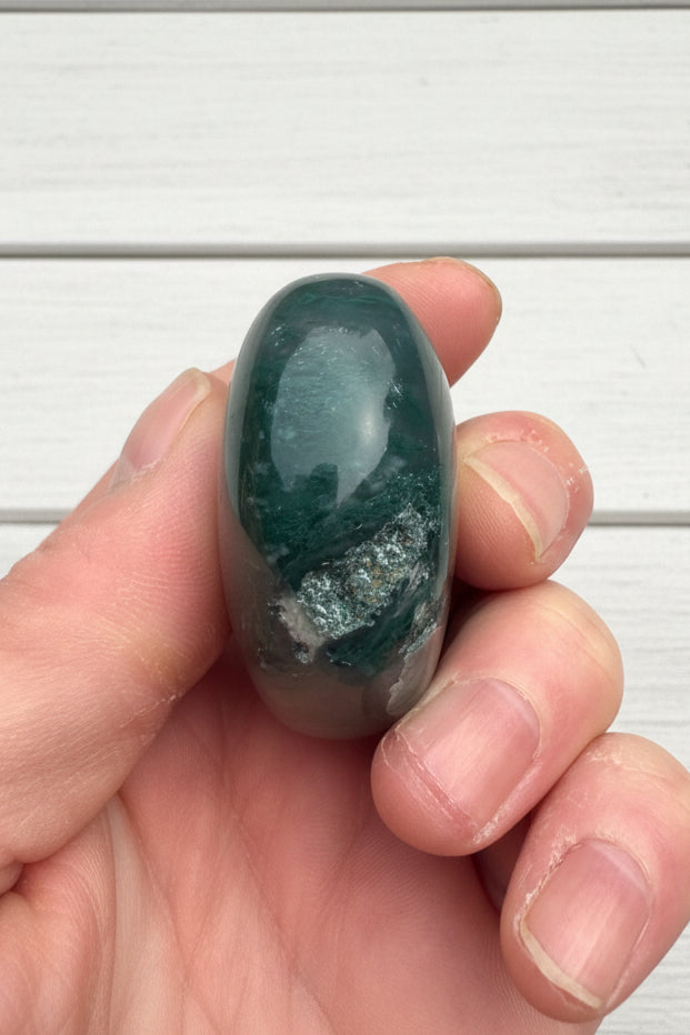 Moss Agate Palmstone 94 grams MAP10