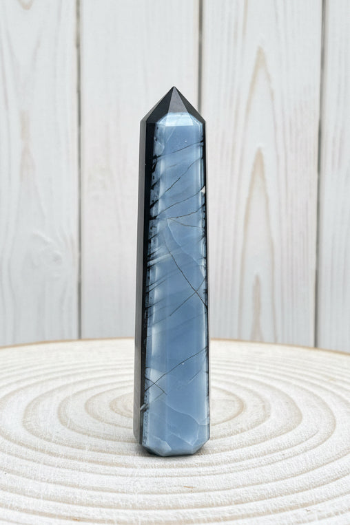 Owyhee blue Opal point/Tower 102 grams BOPT01
